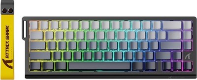 ATTACK SHARK X68 HE 8000Hz Rapid Trigger-Tastatur, 0,01mm RT-Genauigkeit