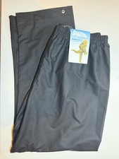 Image of Vintage Black Sealtex Ocean Waterproof Over Trousers Portwest XXL New With Tags