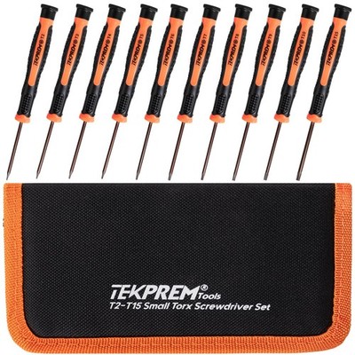 10 in 1 Small Torx Screwdriver Set of T2-T15, T2 T3 T4 T5 T6 T7 T8 T9 T10 T15...