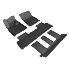 3D MAXPIDER KAGU BLACK 1ST ROW 2ND ROW 3RD ROW FLOOR MAT FOR RIVIAN R1S 25-26