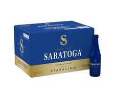 Saratoga  Sparkling Spring Water 12 Fl Oz Glass Bottle 24 Pack 