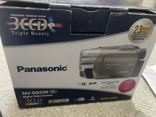 Boxed Panasonic NV-GS230 Mini-DV 3CCD SD camcorder digital video Camera Working
