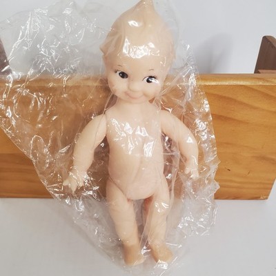 Vintage Rose Art Soft rubber 8'' Tall KEWPIE DOLL Kitschy Cute NOS