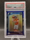 2024 Panini Donruss Optic - Rated Rookie Bo Nix Blue Hyper Prizm (RC) - PSA 9