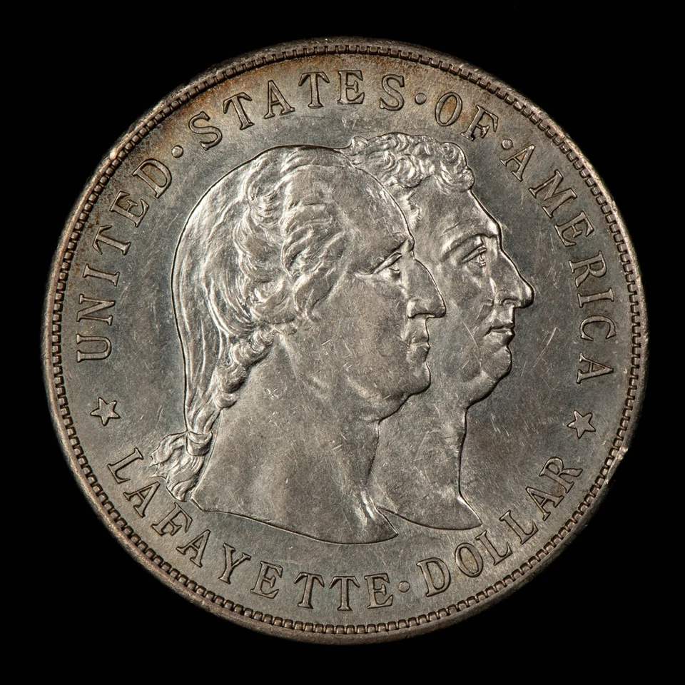 1900 $1 Lafayette Commemorative Silver Dollar - AU - SKU-B5139 - Image 4 of 4