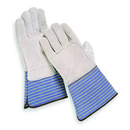 Condor 5JK50E Full Finger Knit Industrial Gloves – Beige & Black, Large, 12-Pair Pack