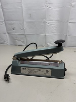 Uline H-163 Tabletop Impulse Sealer Model KF-200H w/ Manual Tested & Works
