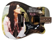 Shelly Fairchild Signed 1:1 Signature Edition Graphics Photo Guitar
