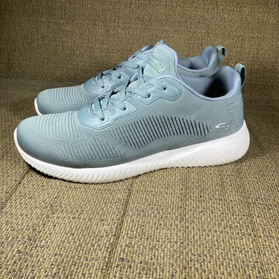 Skechers Bobs Squad Tough Talk Gray Women s Size 11 Athletic Shoes 32504