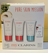My Clarins Pure Skin Mission 4-Piece Skincare Starter Set - New In Box NIB 