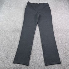 Quince Pants Womens Small Grey Ultra Stretch Ponte Straight Leg Career NEW NWT