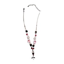 Dragon Fly Sterling Silver .925 Wire Cable Beaded Necklace