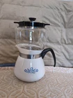 Vintage Corning Ware Blue Cornflower 2 Qt Drip Coffee Maker Pyrex P-118 Top