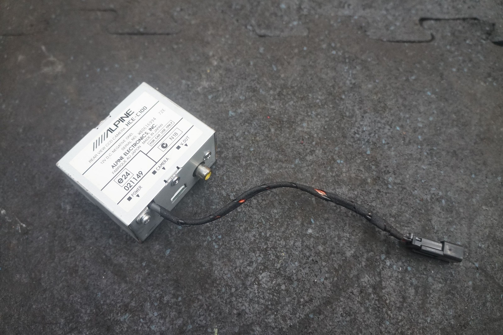 Rear View Camera Control Module Alpine HCE-C100 021149 Ferrari California 2010