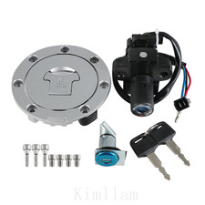 Ignition Switch Fuel Cap Seat Lock Set For Ho...