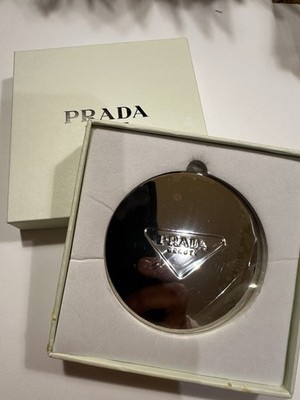 Prada Silver Compact Mirror 