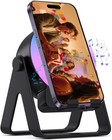 4 in1 Wireless Induction Speaker Phone Stand, Cell Phone Stand with Bluetooth