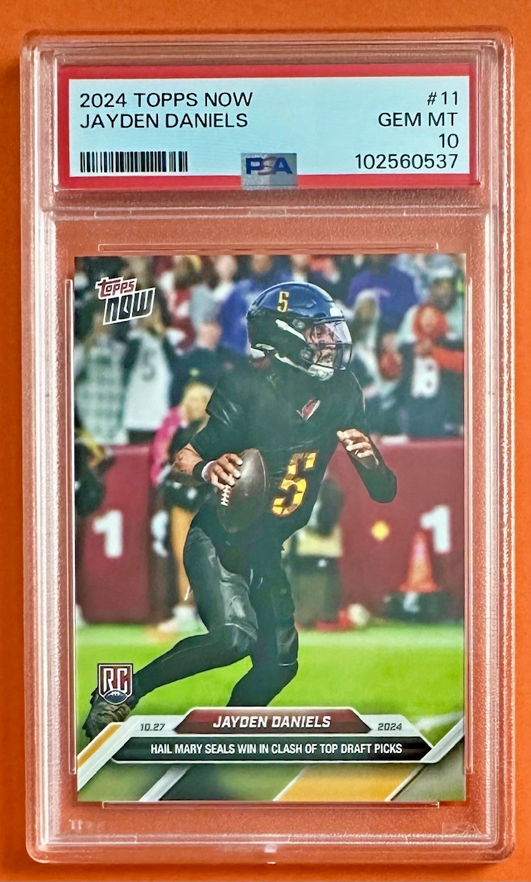 Jayden Daniels Topps Now #11 Base