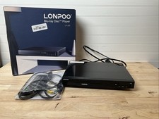 LONPOO Blu-ray and DVD Disc Player With 1080p Upscaling.full HD
