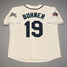 Jay Buhner Seattle Jersey Men’s XL 1997 Mariners Home White Retro Throwback