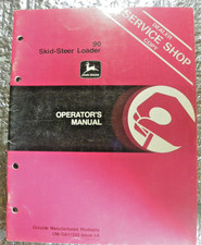 John Deere Operators Manual 90 Skid Steer Loa...