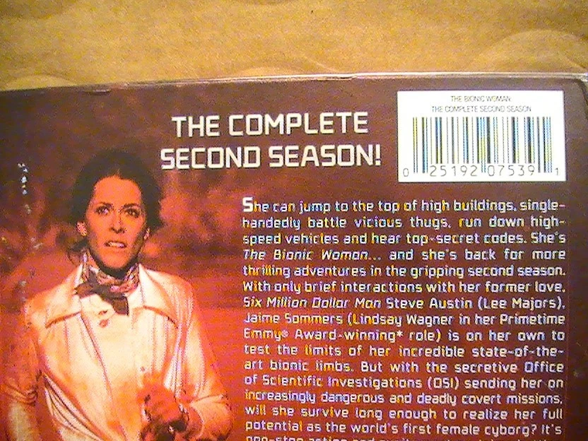 The Bionic Woman 1977 Season 2 5 DVD 2011 Lindsay Wagner Lee Majors Cyborg Jaime - Image 3 of 4