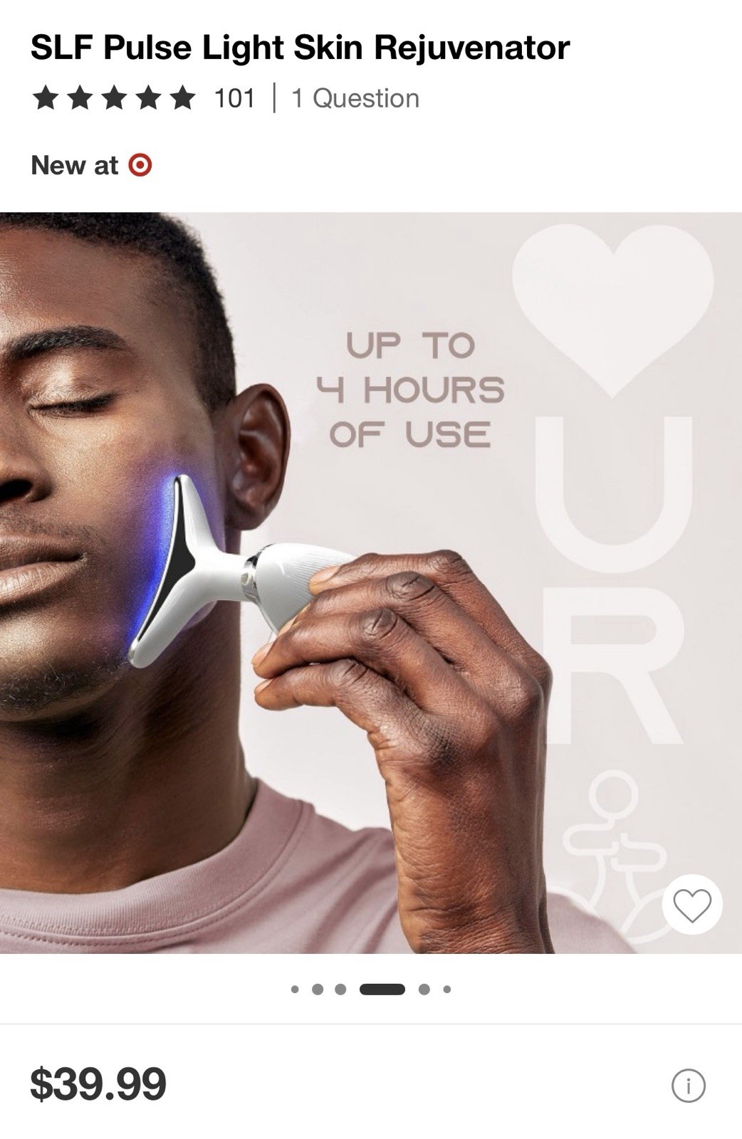 SLF Pulse Light Skin Rejuvenator NEW - Has Gone Viral- Out Of Stock At Stores!