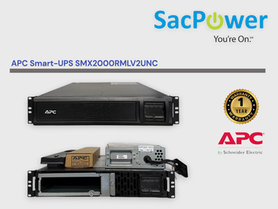 APC Smart-UPS SMX2000RMLV2UNC REFURBISED With New Batteries and 1 Year Warranty