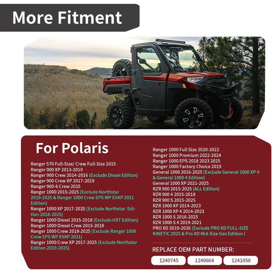 Radiador de aluminio 2014-2018,2015 para Polaris RZR 900 S/RZR 1000 XP, XP4 1240745 Foto 4 de 4