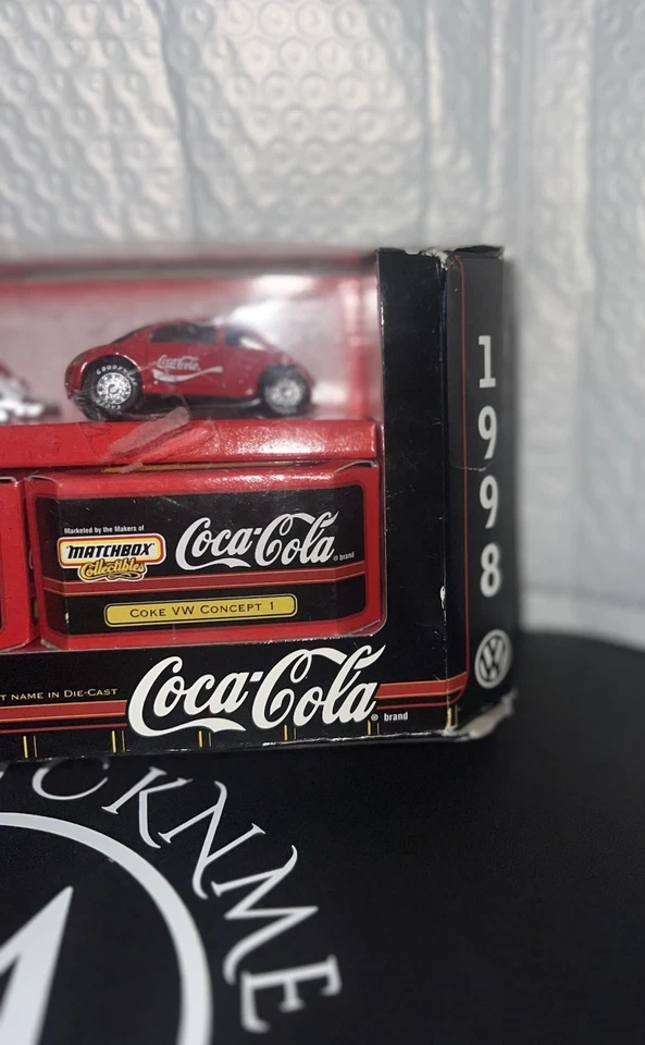 Matchbox Collectibles - 1962 VW Beetle & 1998 Concept 1 Coca Cola Volkswagen Bug - Image 3 of 4