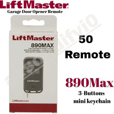 LiftMaster 890MAX 3-Button security Mini key chain Garage Door Opener Control