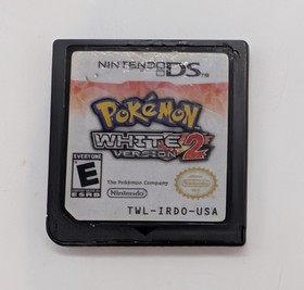 Pok&eacute;mon Nintendo 3DS XL Black With Pokemon White 2 Cartridge Only-No Stylus 