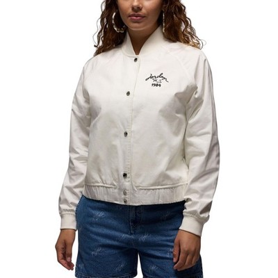 Jordan - Damen Jacke Varsity, Weiß Größe M Cod FN5786-133