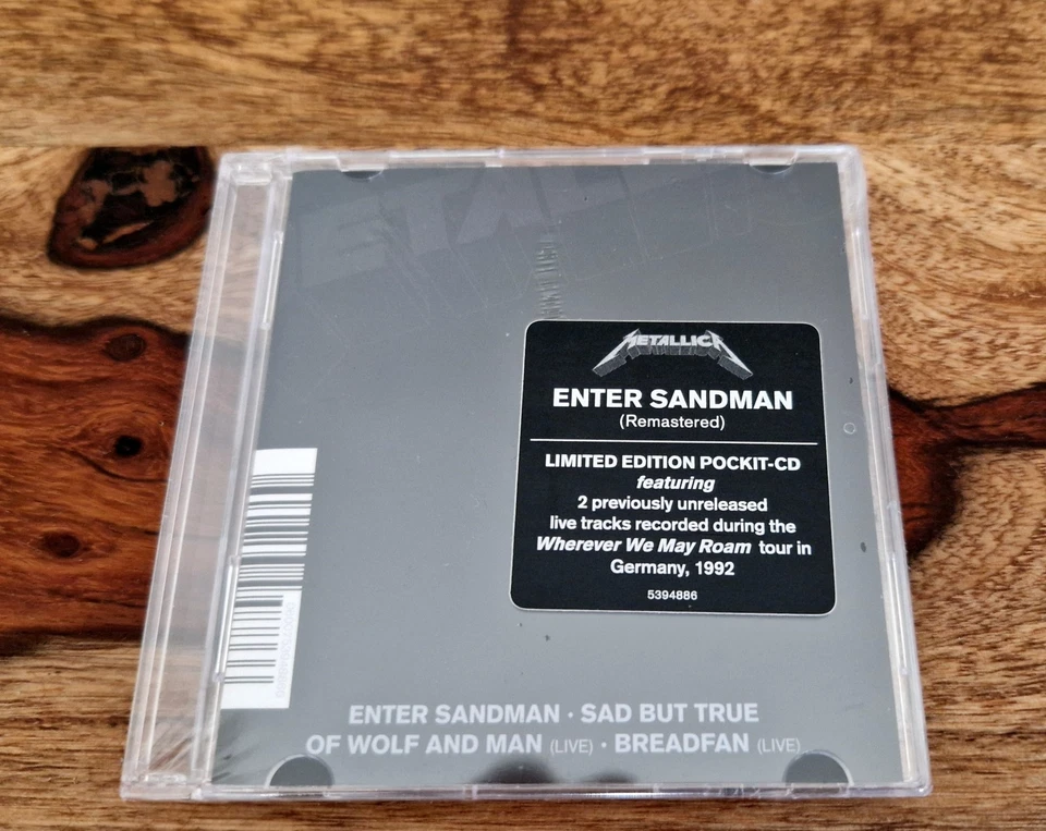 METALLICA - ENTER SANDMAN LIMITED EDITION CHARITY ❤️POCKIT - CD NEU!!! 🤘