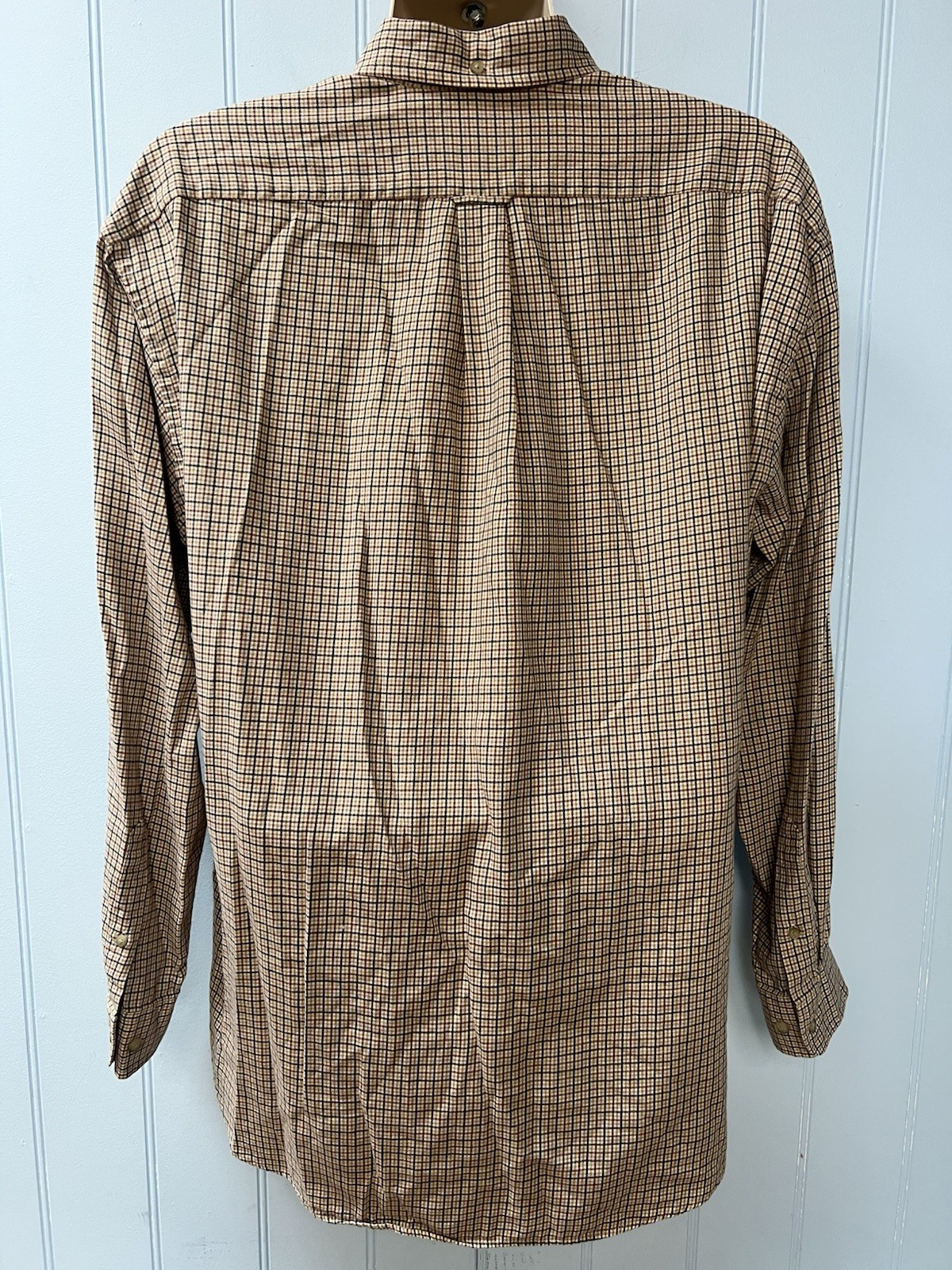 Facconable Brown Men’s Button Down Long Sleeve 10… - image 6