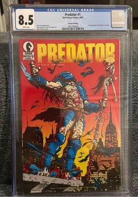 Predator 1 CGC 8.5 2nd Print Dark Horse 1989 1st App Comics