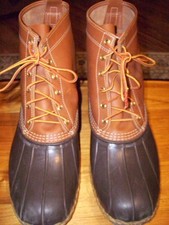 LL BEAN BOOTS - Mens 14 Made in USA Waterproof Duck Boots - Barely Worn