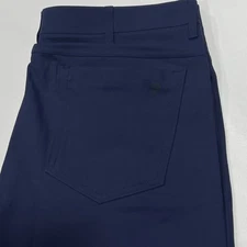 Public Rec Men Navy Blue Game Changer Pants Stretch Golf Work Casual Size 34X28