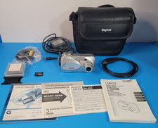 Olympus D-560 3.2MP Digital Camera 3x Optical Zoom Tested w/ Bag Accessories