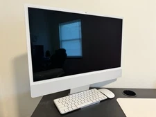 24-inch silver iMac with 4.5K Retina display