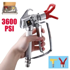3600PSI Airless Paint Spray Inline Gun with Nozzle Guard & 517 Tip Swivel Joint
