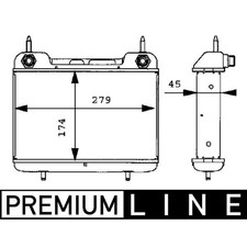✅CLC 27 000P OIL COOLER, ENGINE OIL MAHLE NEU DE STOCK