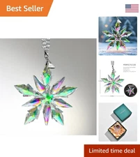 Timeless 2025 Snowflake Christmas Ornament - Perfect Gift in Crystal Glass