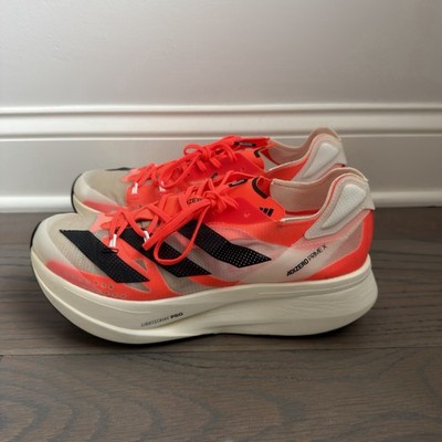 Men s Adidas Adizero Prime X White Solar Red Size 8.5