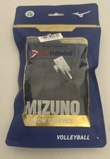 Mizuno Padded Elbow Sleeves - Black S/M Volleyball Protection Elbow Sleeves NEW