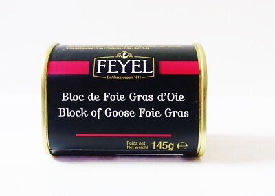Foie Gras d`OIE Elsässer Gänseleber  Bloc von Feyel 3x 145g NEU im SPARANGEBOT !