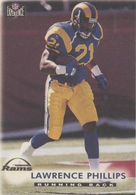 1997 Score Board NFL Experience Lawrence Phillips #14 - 1 of 2
