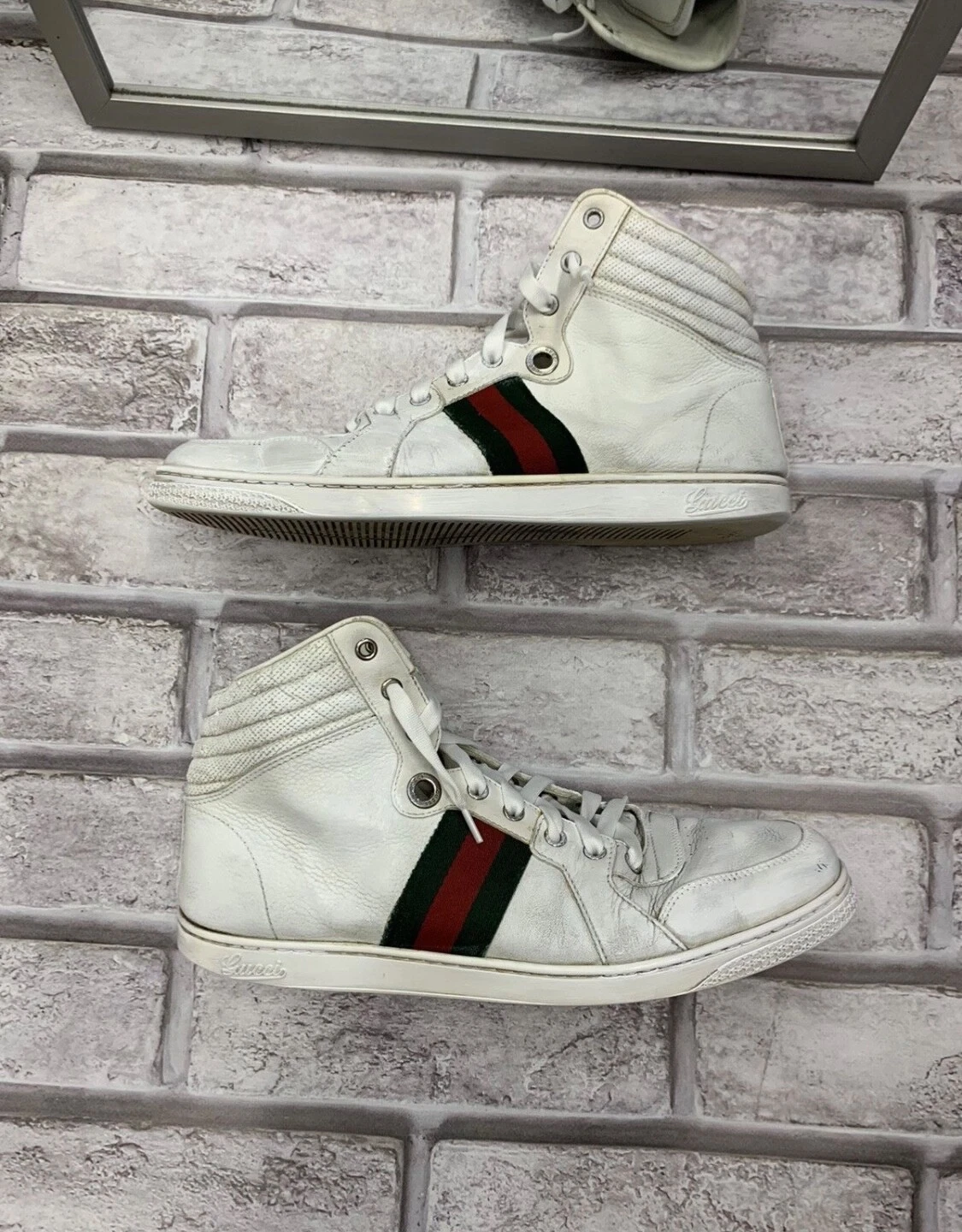 Haut haut Gucci à rayures coda
