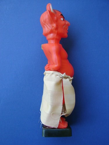1970s RED DEVIL DEMON Toy Adult Risque Novelty Gag Rising action HONG KONG Dick - Picture 4 of 10