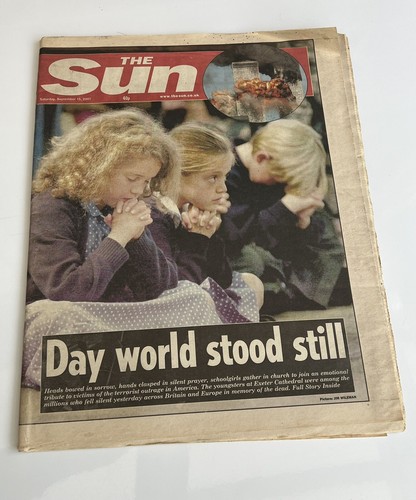 The Sun - September 12 /13/15/17 2001 -Day That Changed The World:True Grit etc - Picture 8 of 12